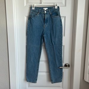 Mom jeans, H&M, high rise